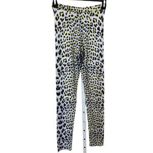 ~ JUST CAVALLI  ~ Animal Print Leggings Size Small LUX